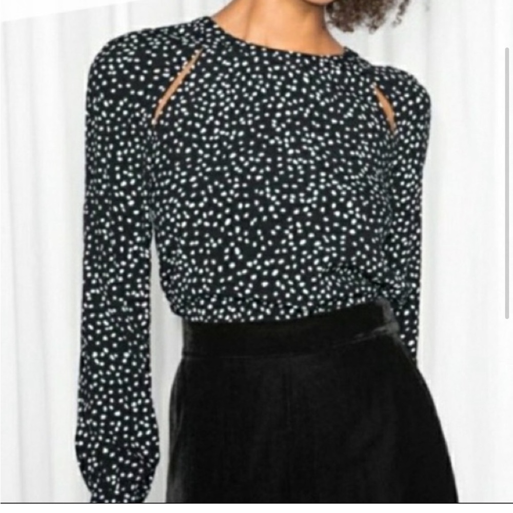 & Other Stories Dotted Blouse